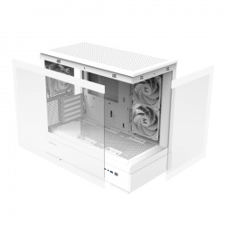 Корпус Zalman P30 White V2, без БП, 1xUSB3.0, 1хUSB Type-C, 3x120мм ARGB, TG Front/Side Panel, mATX, белый,P30WHITEV2 — изображение 11