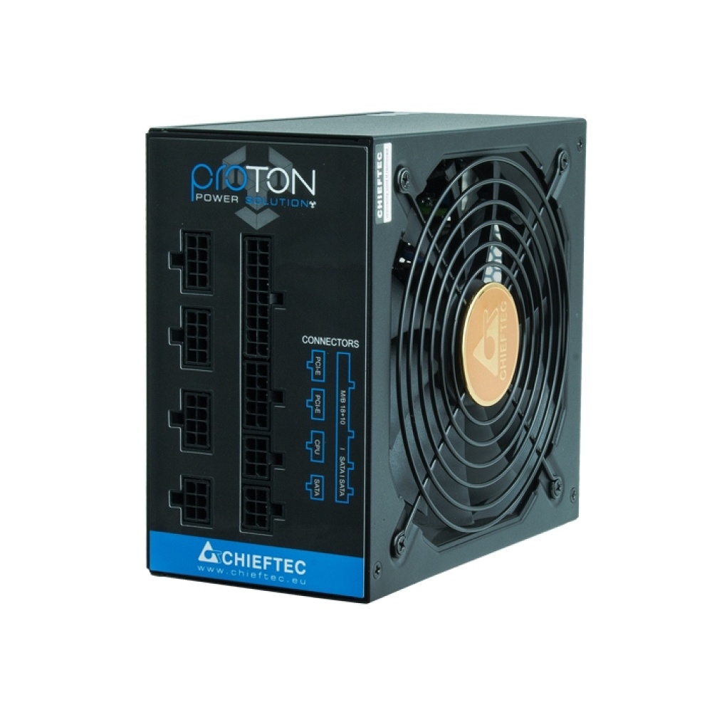 Блок питания CHIEFTEC RETAIL Proton BDF-850C,850W, 80+bronze,14cm fan,eff.>85%,80+ Bronze,24+2x8pin(4+4),3xMolex,9xSATA,6xPCIe 8pin(6+2),FM — изображение 2