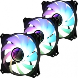 Набор корпусных вентиляторов Zalman Kit of Zalman Case fan Infinity Mirror ZM-IF120A3, ARGB, 3x120mm, 1200rpm ± 10%,3 pin,black frame & controller — изображение 2