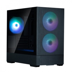 Корпус Zalman P30 AIR без БП, 1xUSB3.0, 1xUSBType-C, 3x140мм ARGB, VGA 392мм, LCS ready, TG Side Panel, mATX, чёрный,P30AIRBLACK — изображение 2