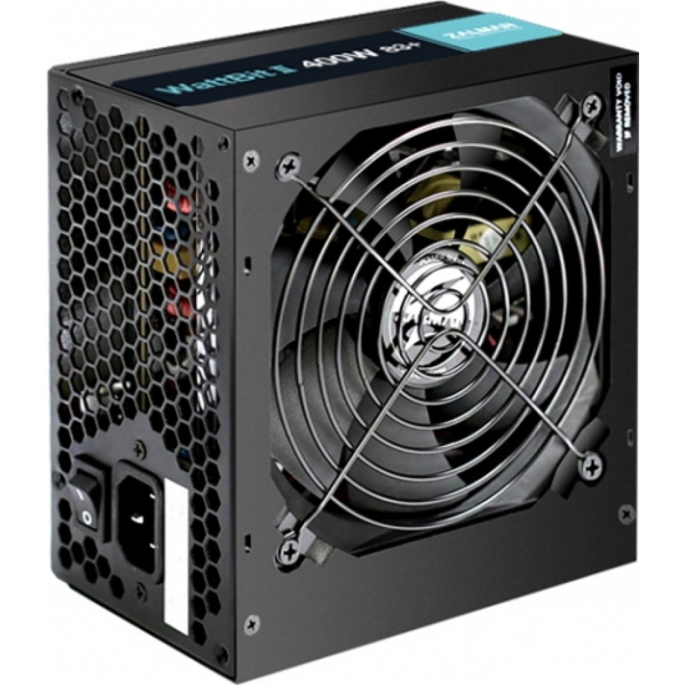 Блок питания Zalman Wattbit II 600-XEII (600W),220-230 VAC,83%,120мм,MB24,CPU(4+4),4xSATA,2xPCIe,3xMOLEX,OVP,UVP,SCP,OPP