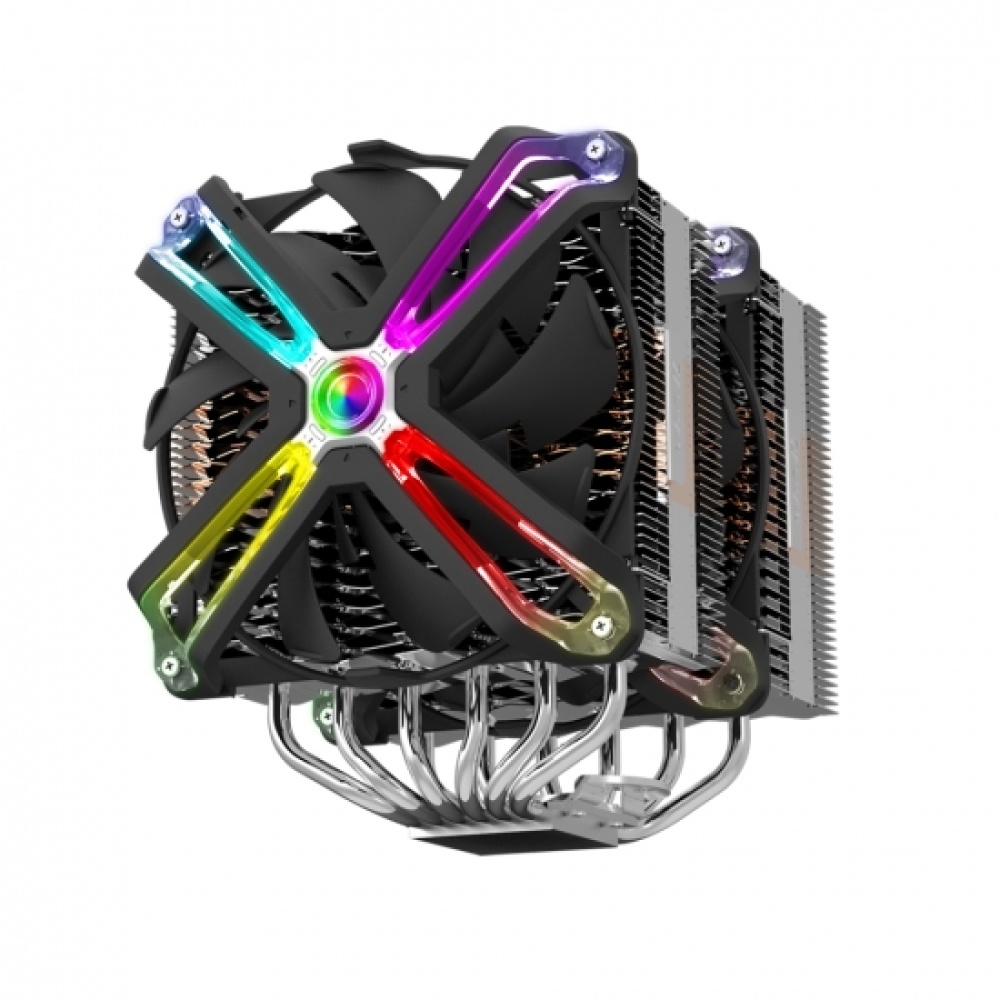 Процессорный кулер Zalman CNPS20X ARGB 2066,2011-V3, 2011, 115X, *1700 (ZM-1700MKA), AM4, AM3, AM3+, 2х140 мм, TDP 300W — изображение 3