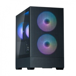 Корпус Zalman P30 AIR без БП, 1xUSB3.0, 1xUSBType-C, 3x140мм ARGB, VGA 392мм, LCS ready, TG Side Panel, mATX, чёрный,P30AIRBLACK — изображение 3