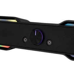 Акустическая система (саундбар) 2E PCS101 RGB, 2.0, USB, Black — изображение 6