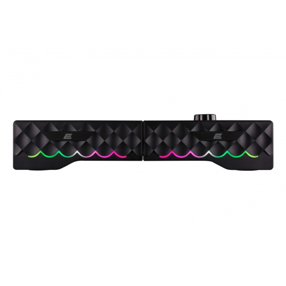 Акустическая система 2E PCS232 RGB, Soundbar, 2.0, USB, Black — изображение 5