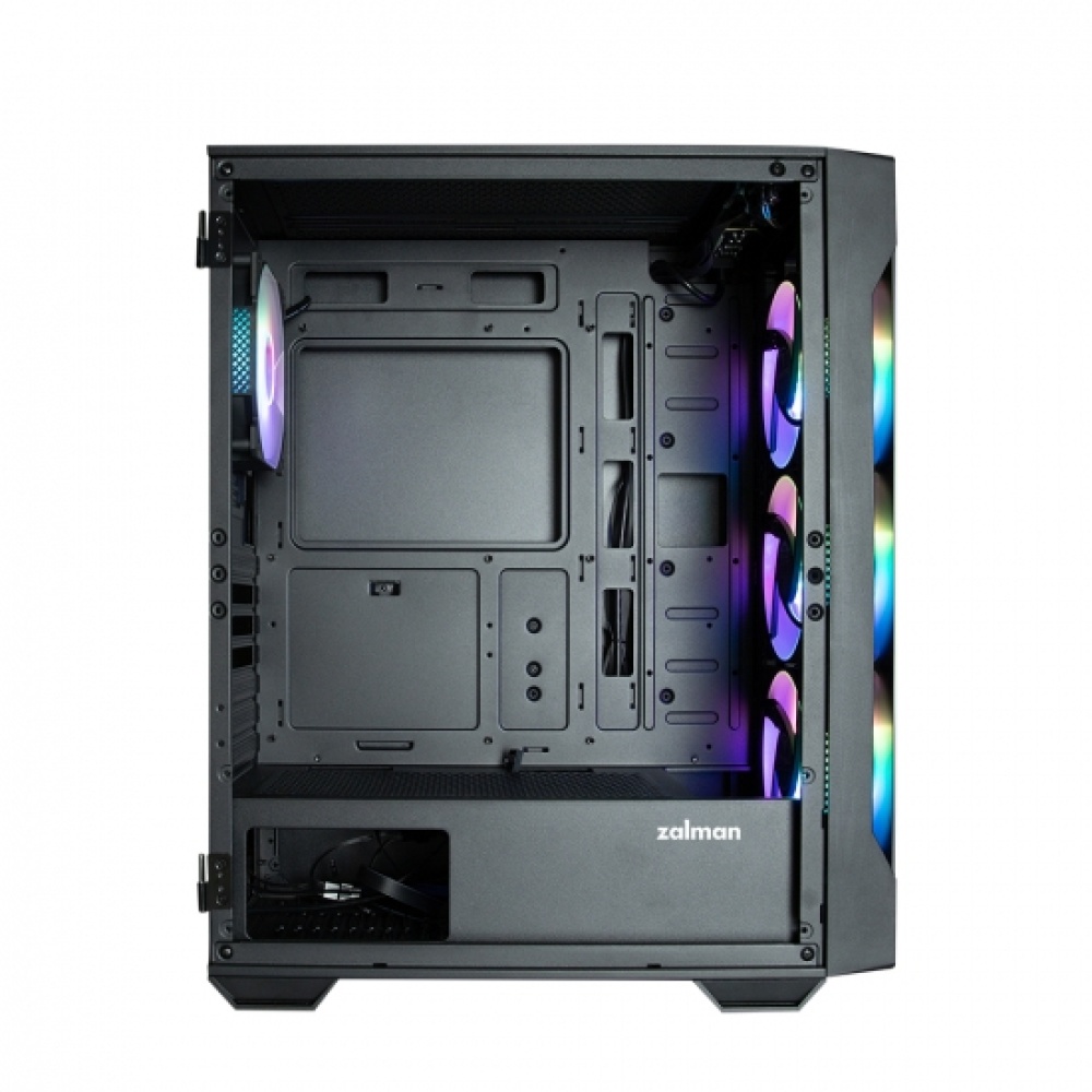 Корпус Zalman I3 NEO TG BLACK, без БП, 1xUSB3.0, 2xUSB2.0, 4x120mm RGB fans, TG Side/Front Panel, AT — изображение 6