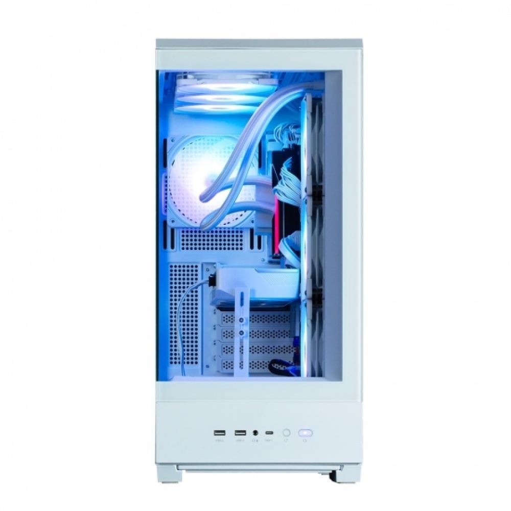 Корпус Zalman P50 DS без БП, 2xUSB3.0, 1xUSBType-C, 4x120мм ARGB, VGA 435мм, LCS ready, TG Side Panel, ATX, белый,P50DSWHITE — изображение 11