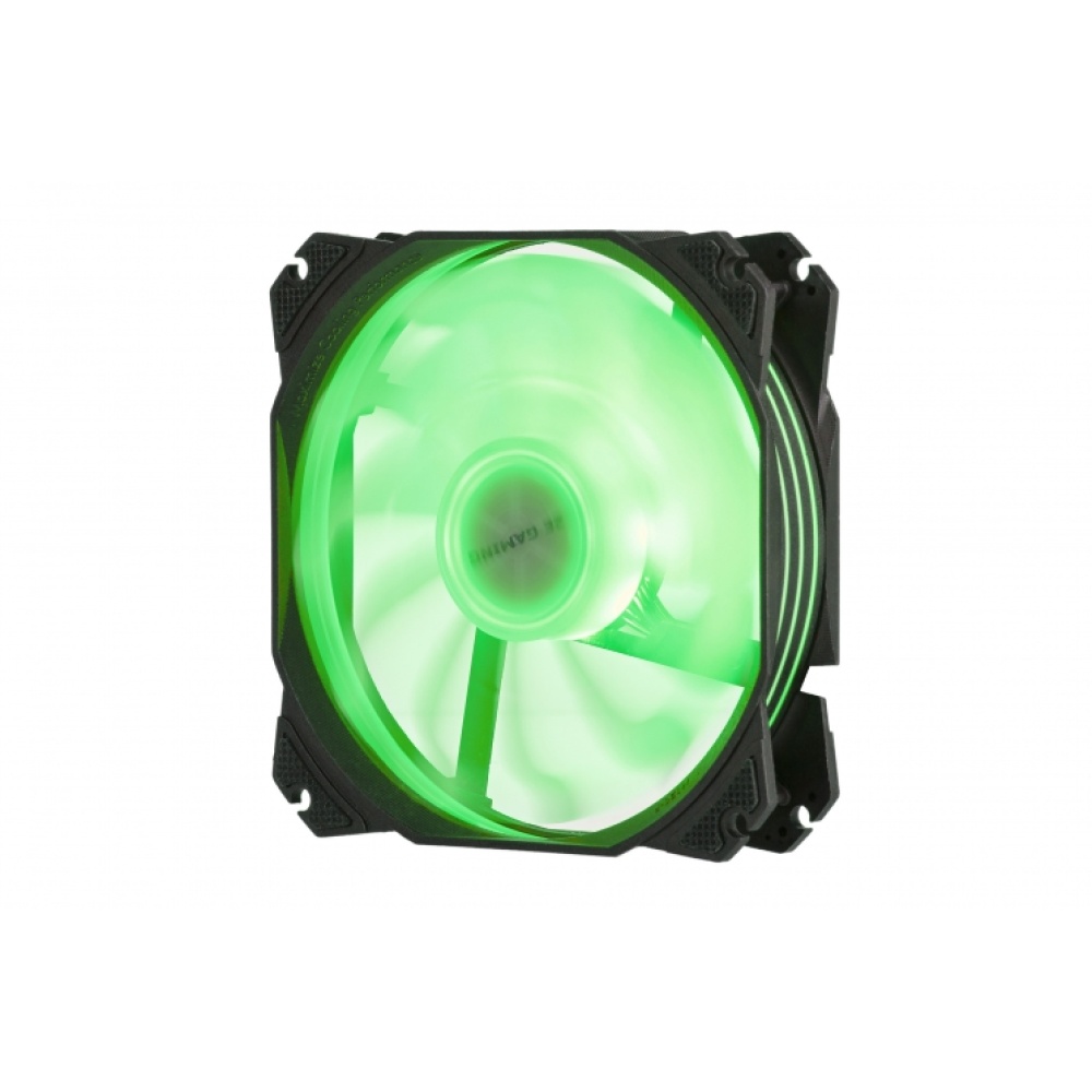 Корпусной вентилятор 2E GAMING AIR COOL (ACF120PA-ARGB ), 120мм, 2510-4pin + 5V 3pin RGB, белые лопасти, черная рамка — изображение 6