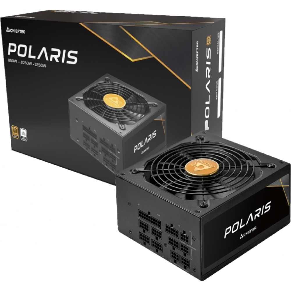 Блок питания CHIEFTEC Polaris 3.0 (1050W), >90%, 80+ Gold, 135мм FDB, 1xMB 24pin(20+4), 2xCPU 8pin(4 — изображение 6