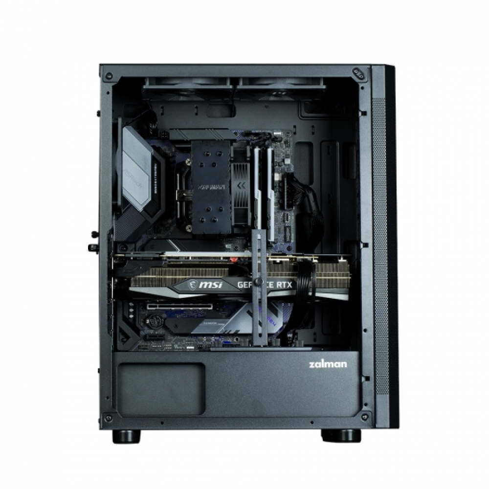 Корпус Zalman I4 без БП 2xUSB3.0, 1xUSB2.0 6x120мм VGA 320мм LCS ready Mesh Side/Front Panel ATX чёрный,I4BLACK — изображение 7