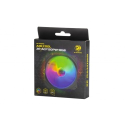 Корпусной вентилятор 2E GAMING AIR COOL (ACF120PW-RGB), 120мм,2510-4PIN, белые лопасти, черная рамка — изображение 7