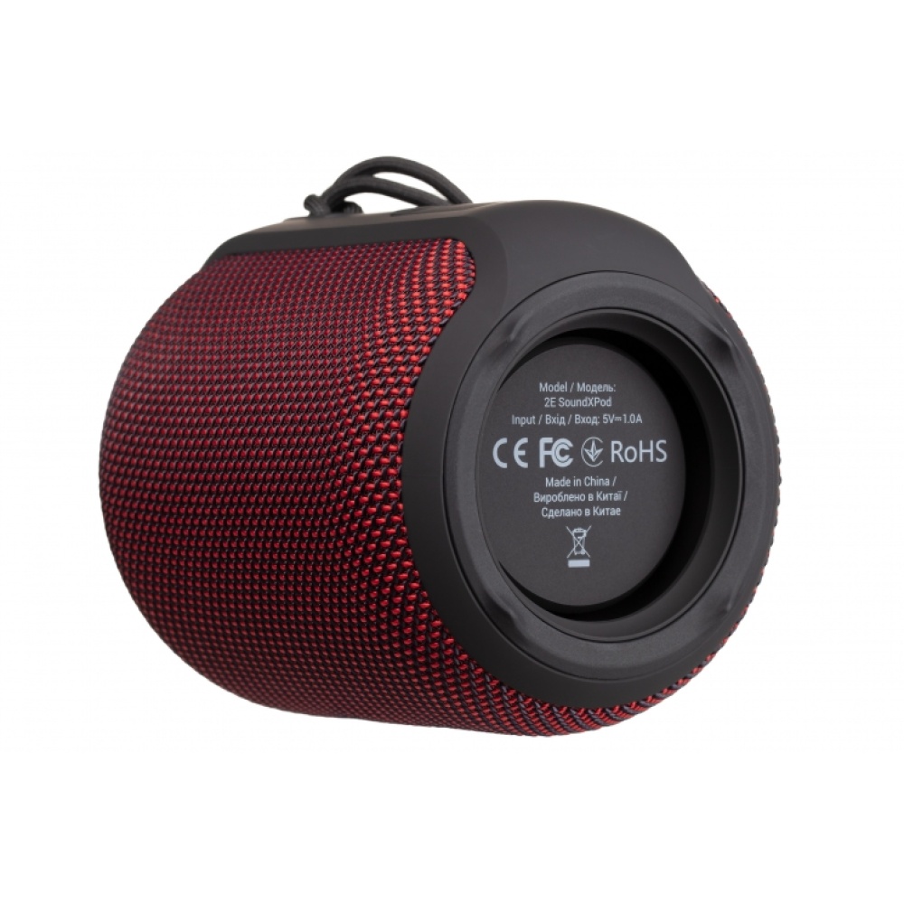 Акустическая система 2E SoundXPod TWS, MP3, Wireless, Waterproof Red — изображение 7