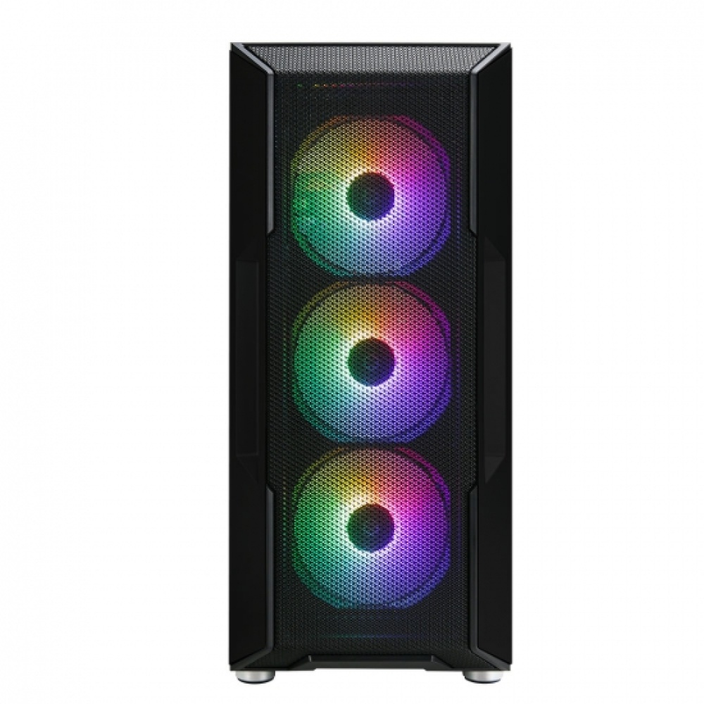 Корпус Zalman i3NEOBLACK, MidT, 2xUSB2.0, 1xUSB3.0, 4x120мм RGB, стекло (боковая  панель), без БП, черный — изображение 7