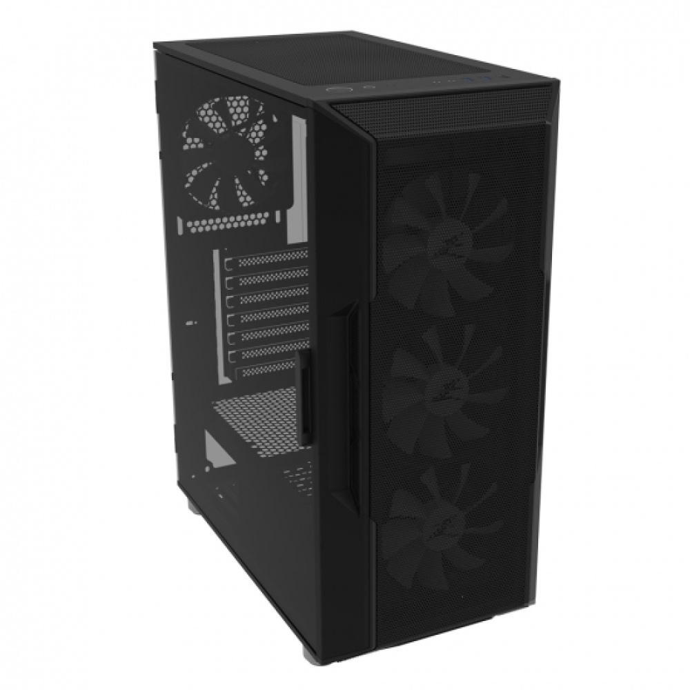 Корпус Zalman i3NEOBLACK, MidT, 2xUSB2.0, 1xUSB3.0, 4x120мм RGB, стекло (боковая  панель), без БП, черный — изображение 8