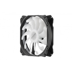 Корпусной вентилятор 2E GAMING AIR COOL (ACF120PA-ARGB ), 120мм, 2510-4pin + 5V 3pin RGB, белые лопасти, черная рамка — изображение 9