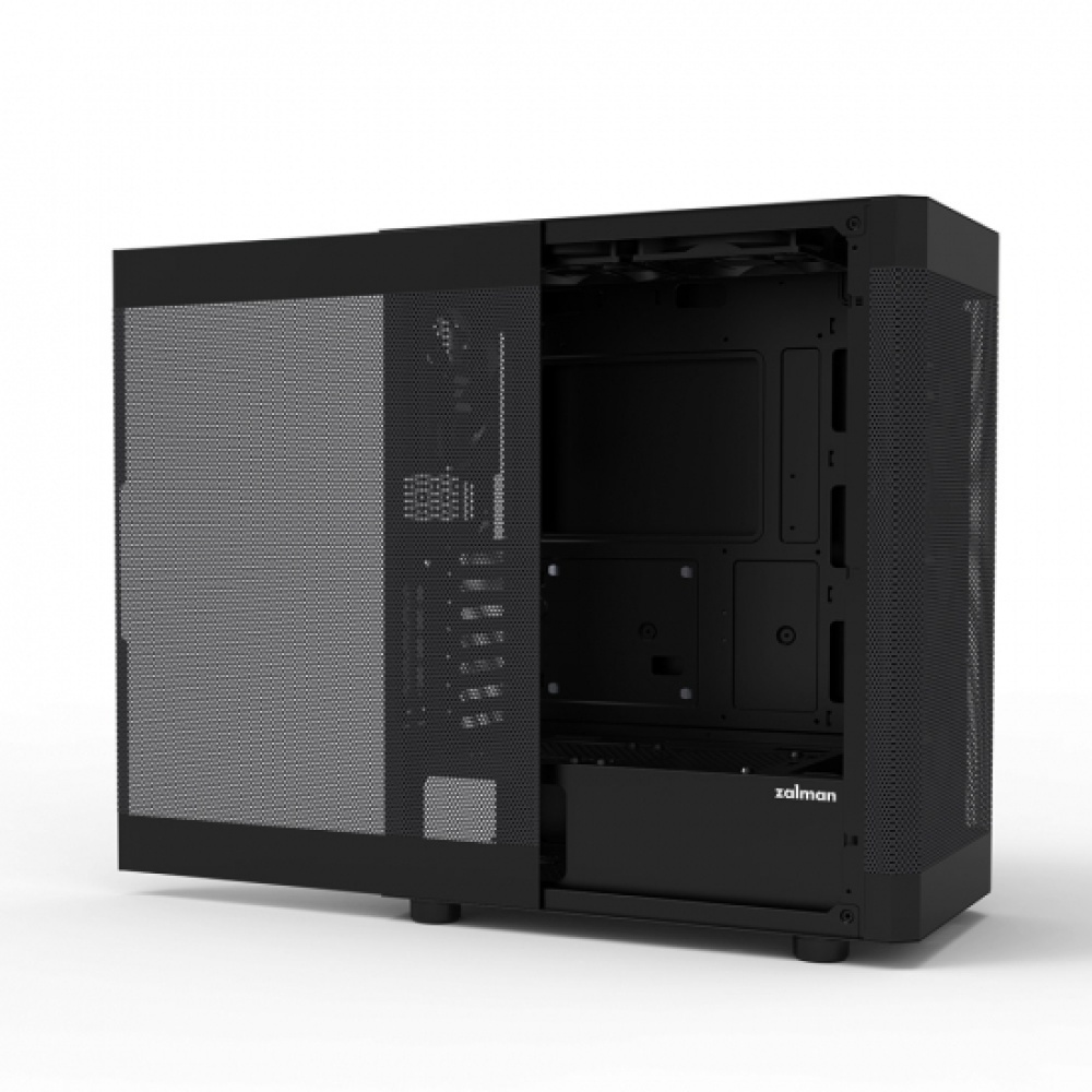 Корпус Zalman I4 без БП 2xUSB3.0, 1xUSB2.0 6x120мм VGA 320мм LCS ready Mesh Side/Front Panel ATX чёрный,I4BLACK — изображение 9