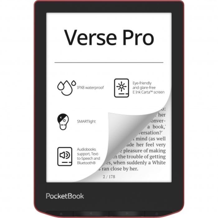 Купить Электронная книга PocketBook 634 Verse Pro, Passion Red в Ташкенте