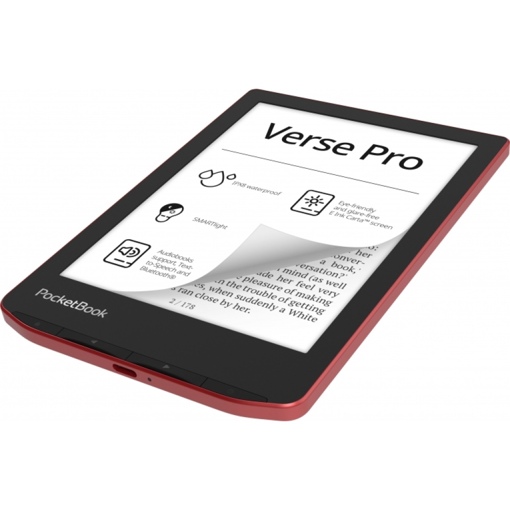 Купить Электронная книга PocketBook 634 Verse Pro, Passion Red в Ташкенте 5